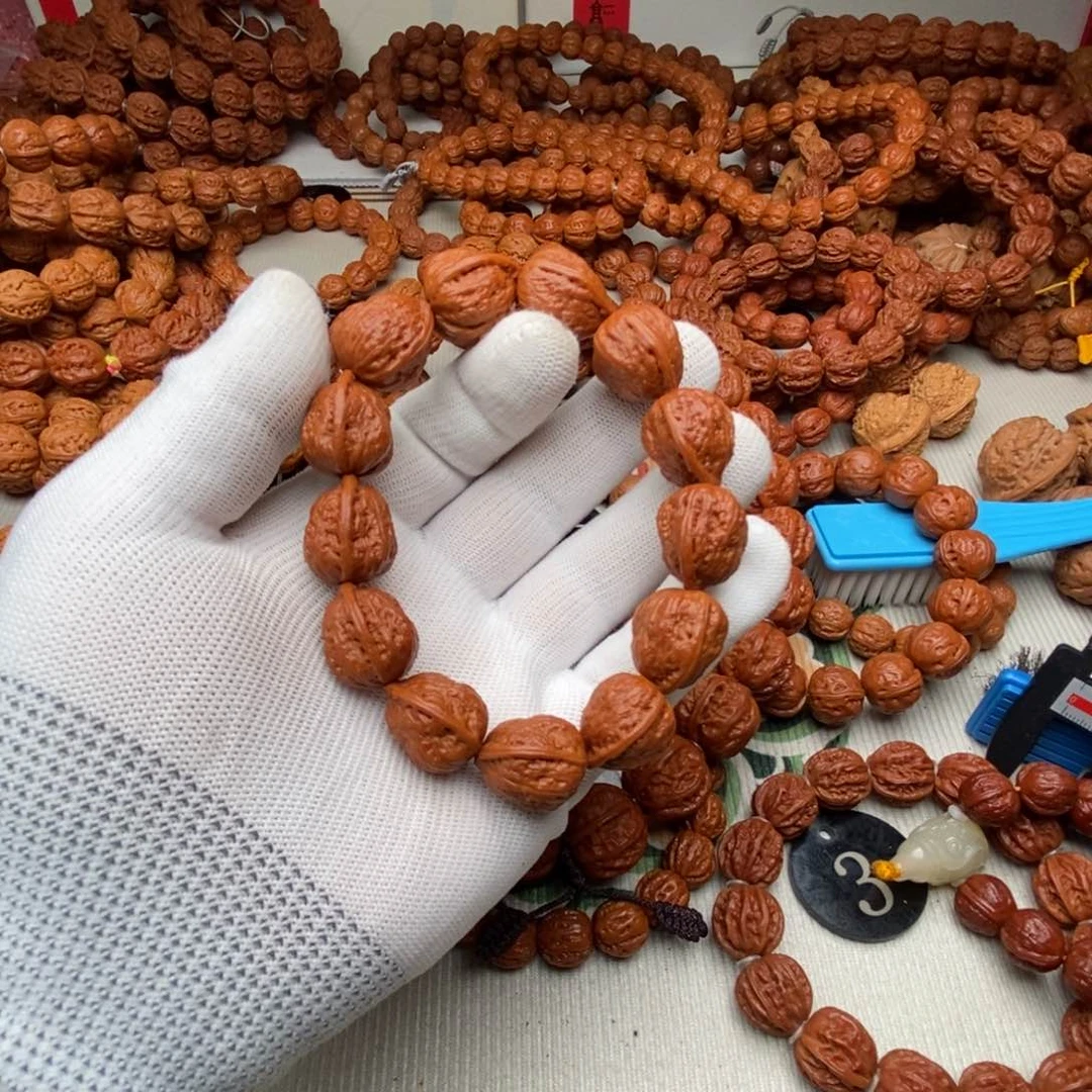 文玩核桃手串听****唠福利金蟾1.8