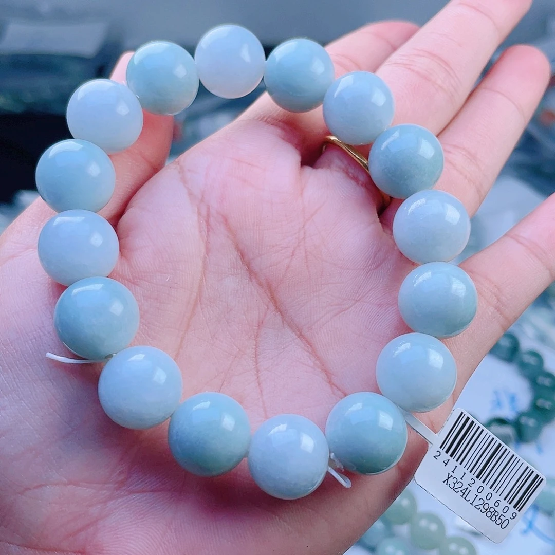 无***3定制翡翠未镶嵌珠串