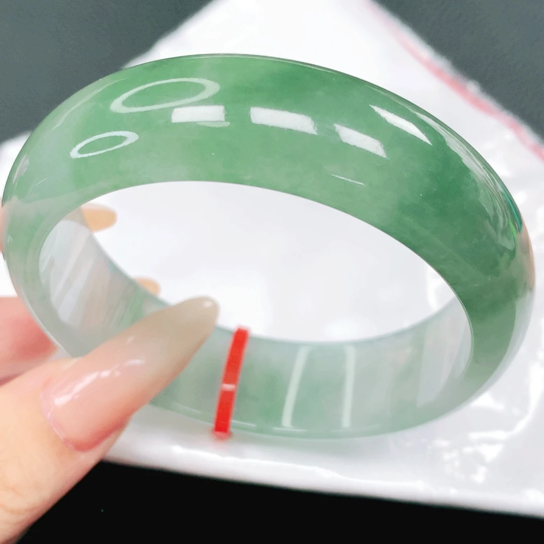 翡翠未镶嵌手镯58