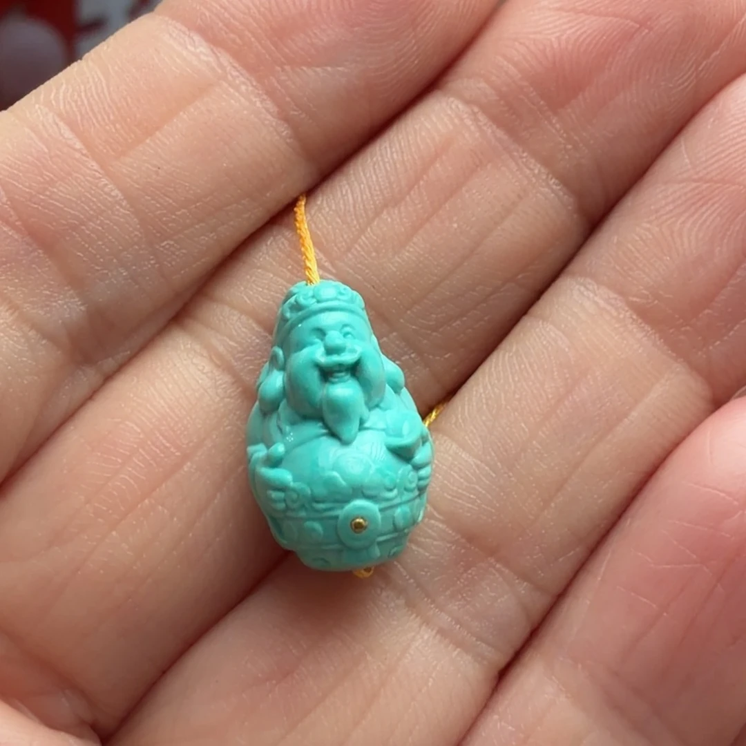 绿松石未镶嵌颈饰