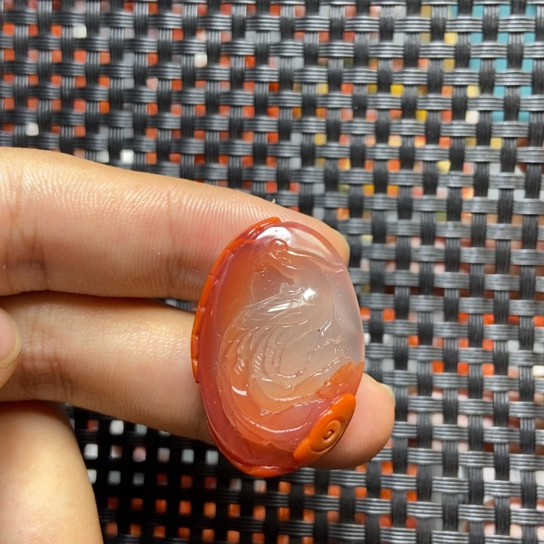 南红玛瑙未镶嵌吊坠(不含链)