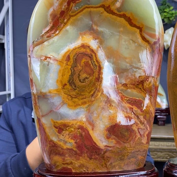 石材精品古青石摆件