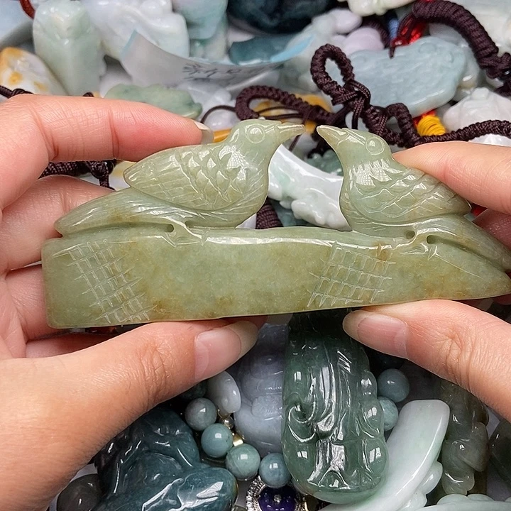 未镶嵌挂件翡翠翡翠