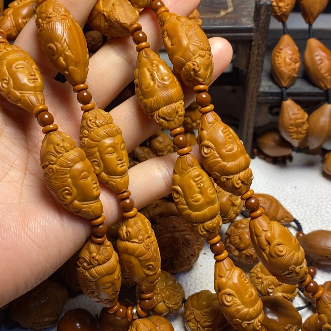 梦***富吊坠橄榄核观音脖挂