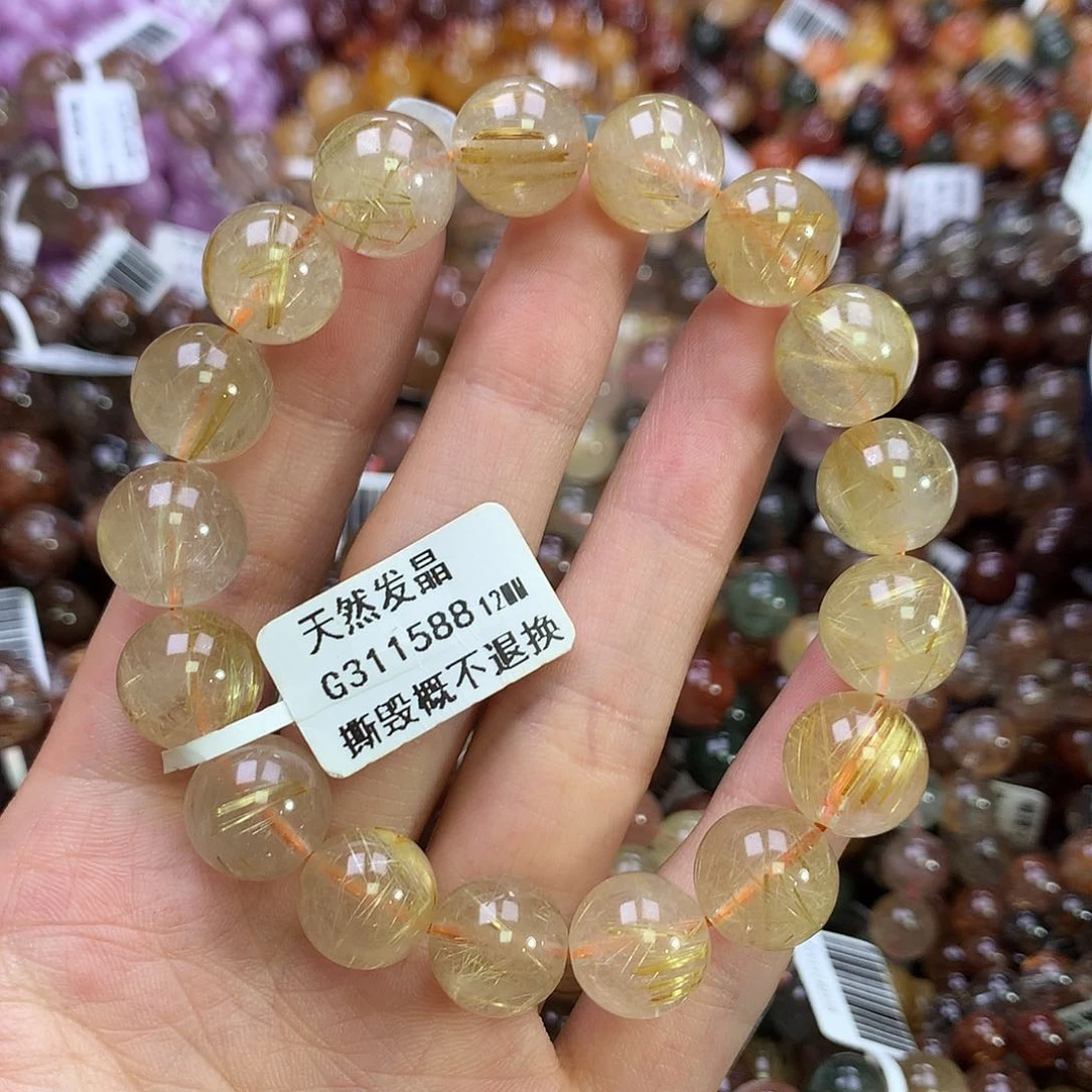 水晶手链未镶嵌，