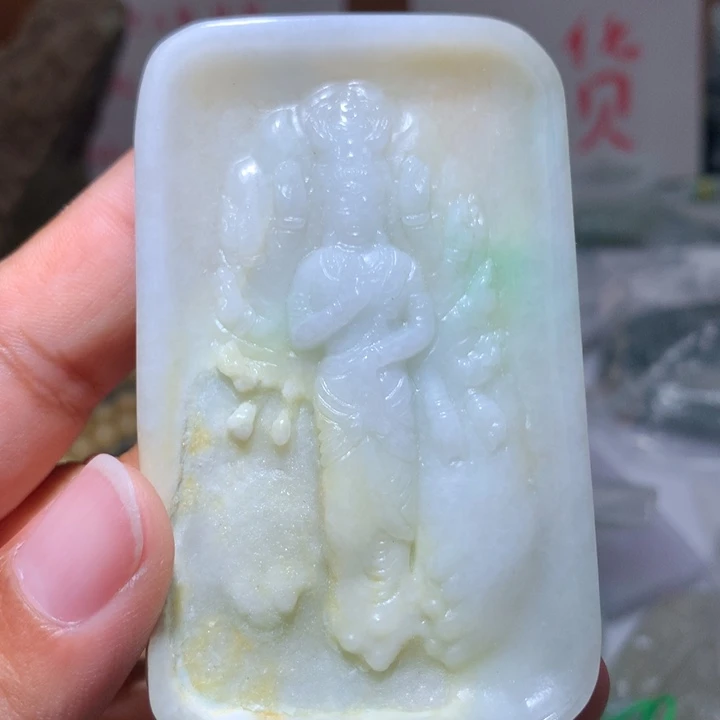 翡翠未镶嵌颈饰保真天然A货翡翠