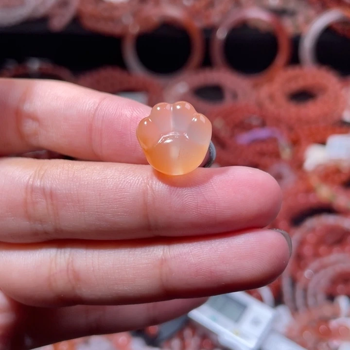 南红玛瑙未镶嵌配饰手串猫爪314