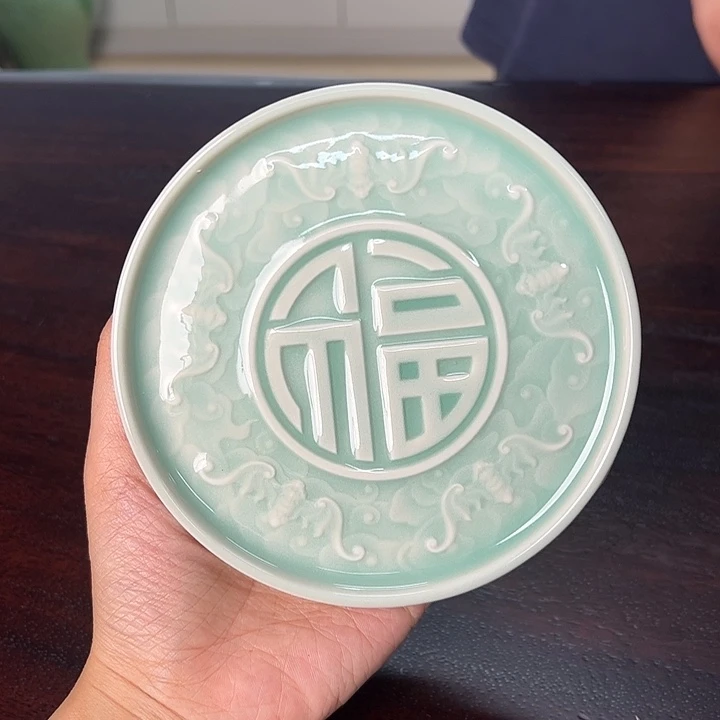 龙泉云间青瓷小米茶器
