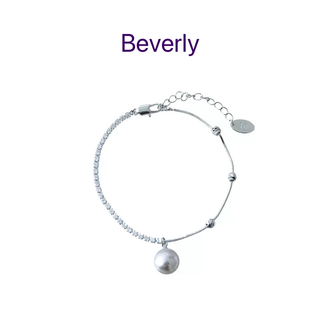 铜合金手链  【花骨埋香】Beverly 通勤风百搭轻奢手链~XM261