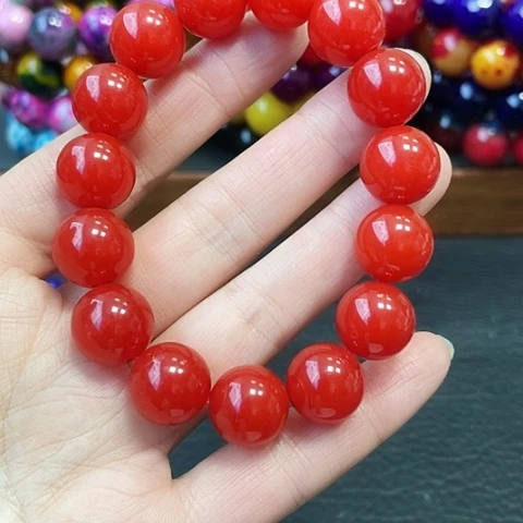 玛瑙未镶嵌手饰血胆金莲14