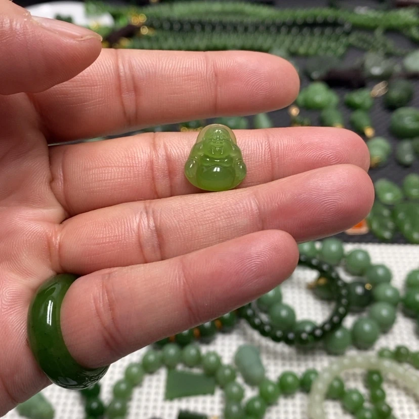 【闪购商品】和田玉（碧玉）颈饰未镶嵌窑*妹