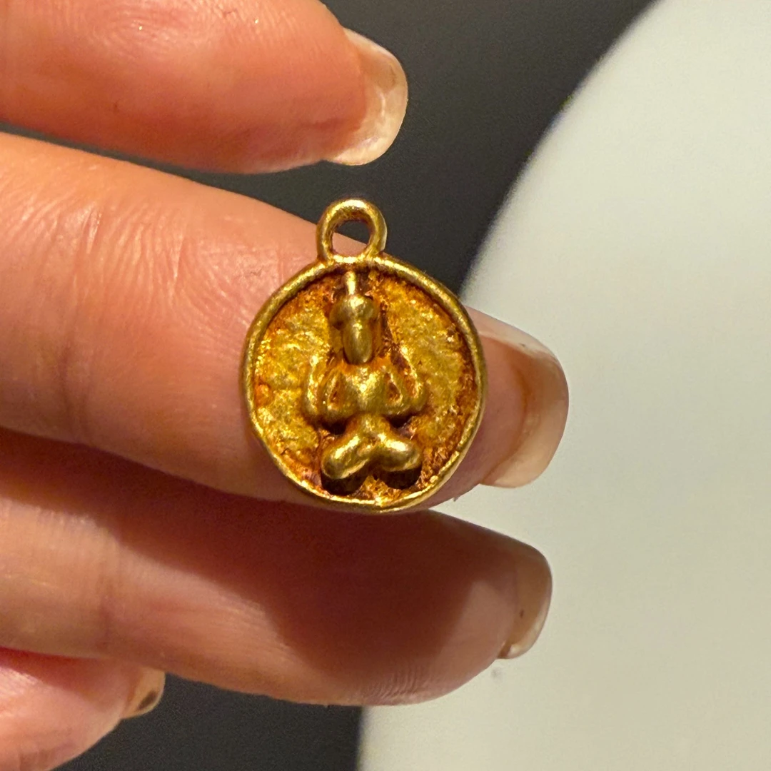 钨金吊坠 【龙错出品】 传世金老物件编号90（2.84g）