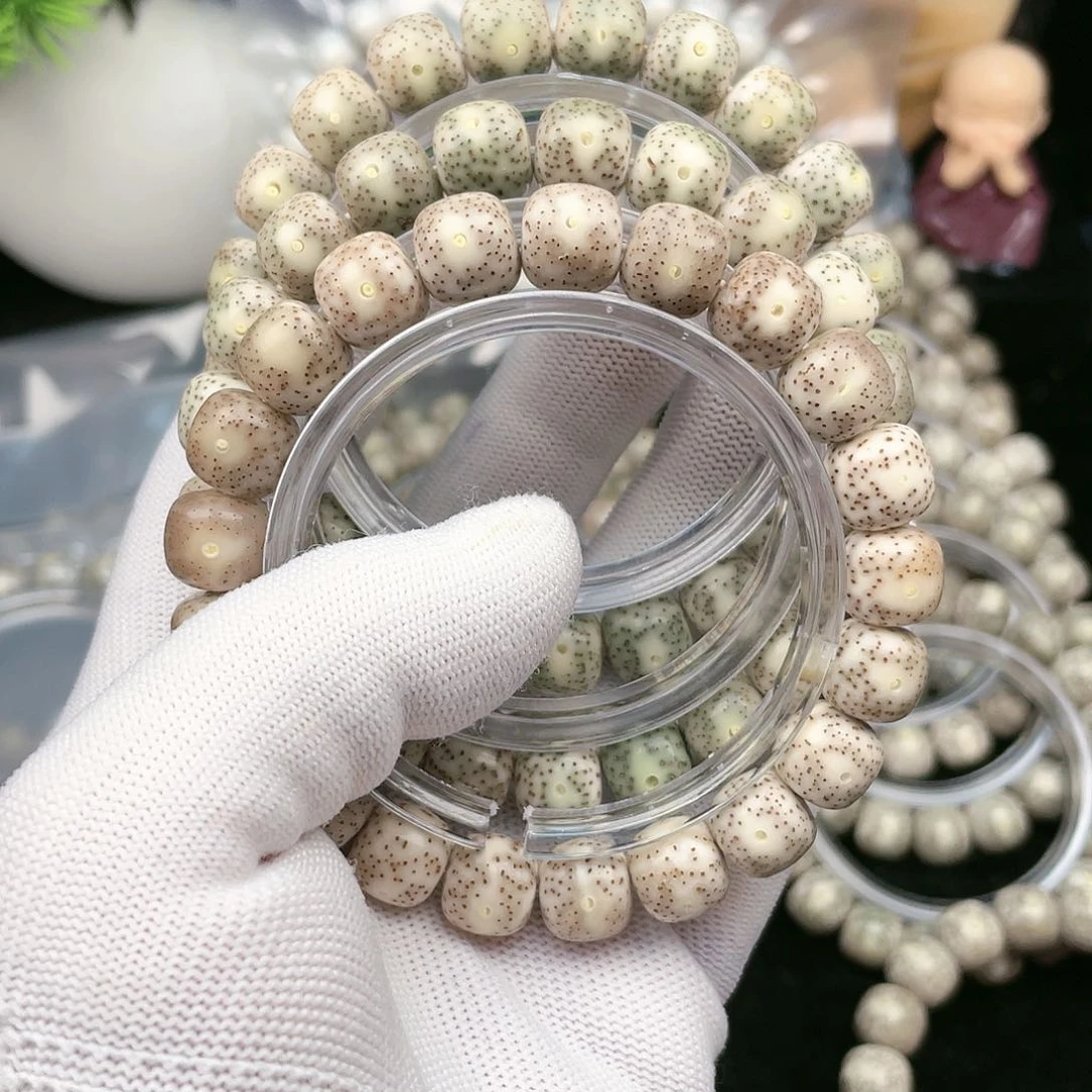 星月菩提手串11/20石玉料同枝果单圈