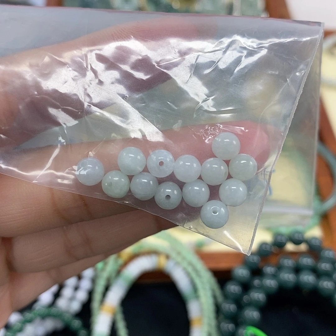 颈饰未镶嵌翡翠翡翠珠子23颗
