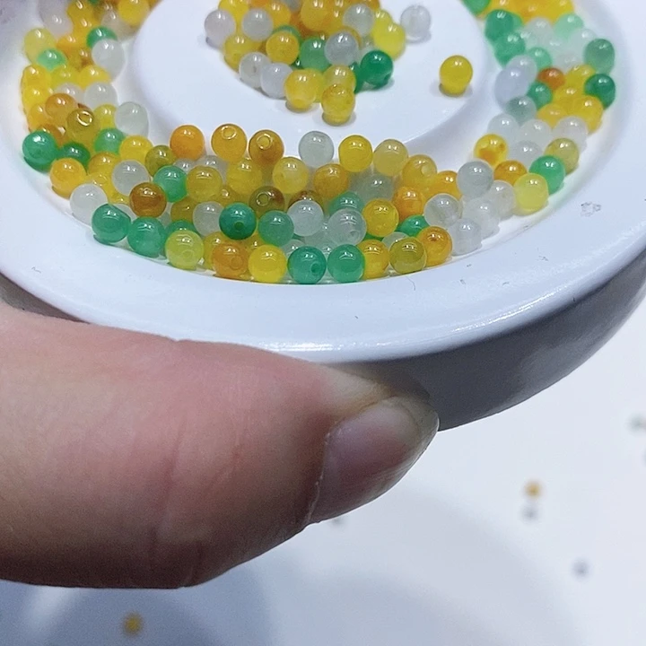 翡翠散珠冰多宝珠子