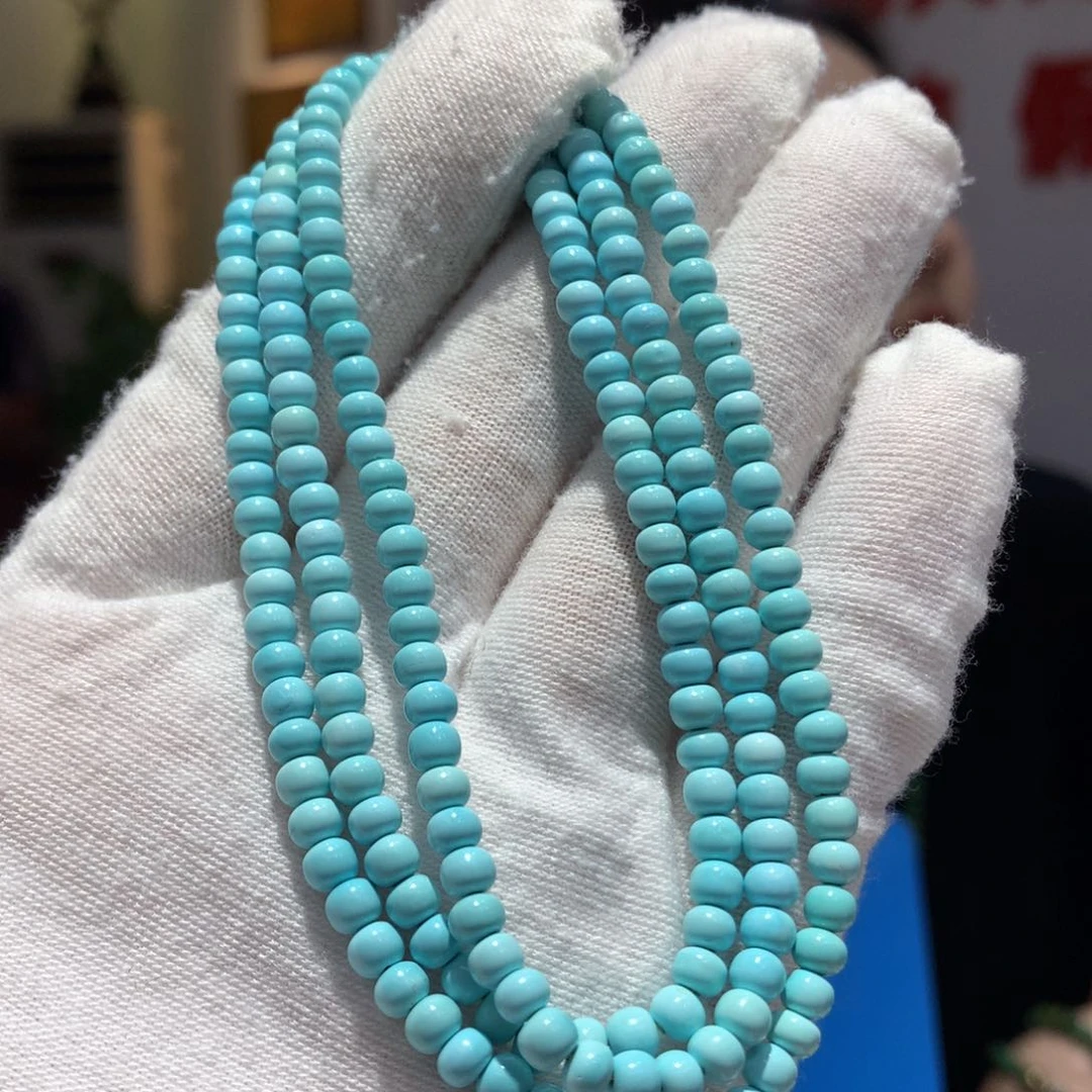 未镶嵌绿松石长链