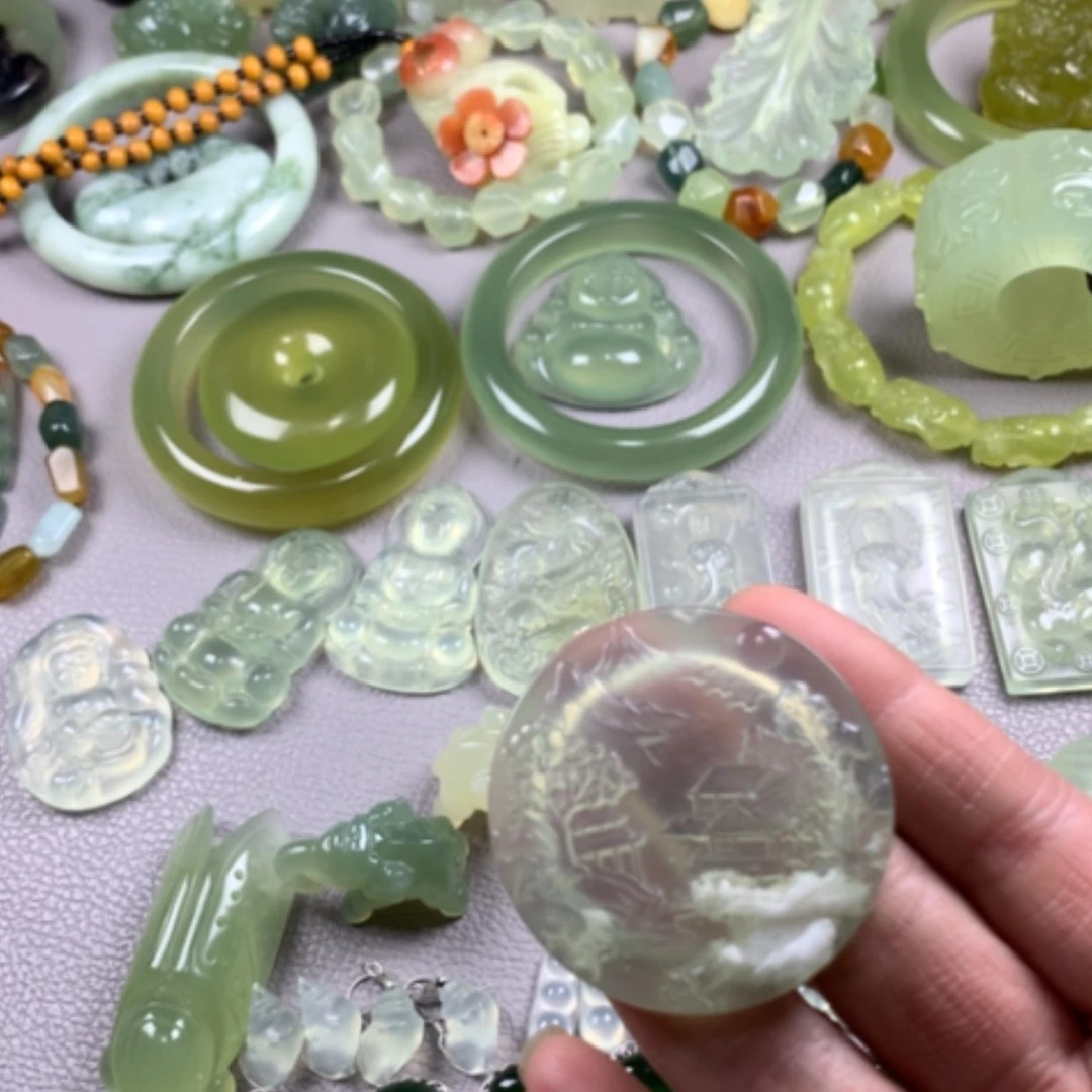 【闪购商品】未镶嵌蛇纹石玉2025新款岫玉