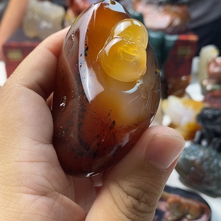 玛瑙/玉髓未镶嵌颈饰