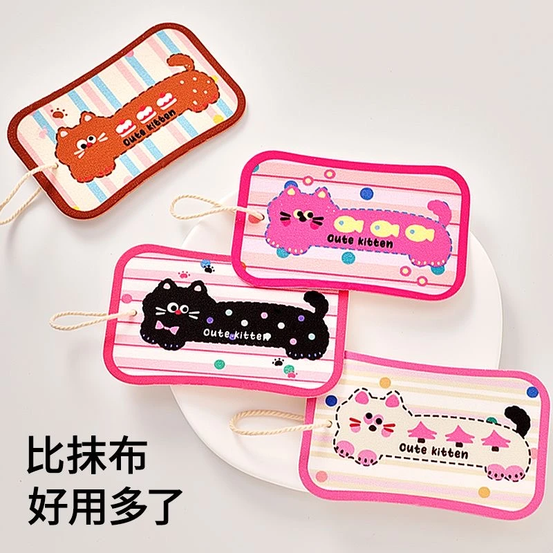 木浆棉海绵擦加厚天然厨房抹布洗碗刷锅清洁去污去油百洁布家用