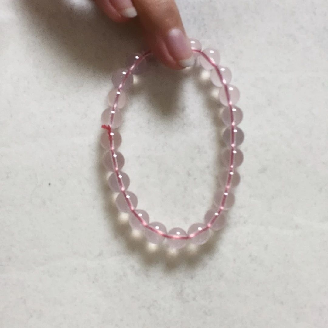 水晶手串未镶嵌简单