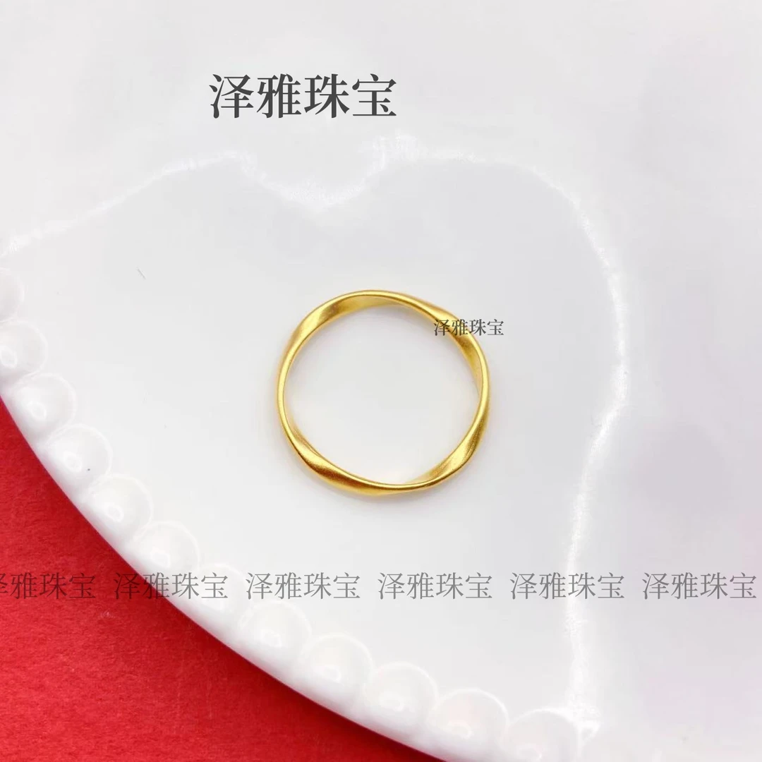 铜合金戒指 古法莫比乌斯指环戒指