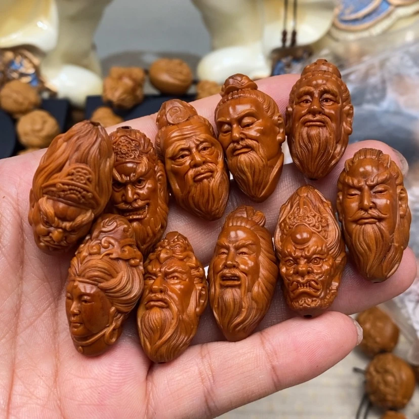 【闪购商品】橄榄核吊坠深**妈橄榄手工雕刻工艺