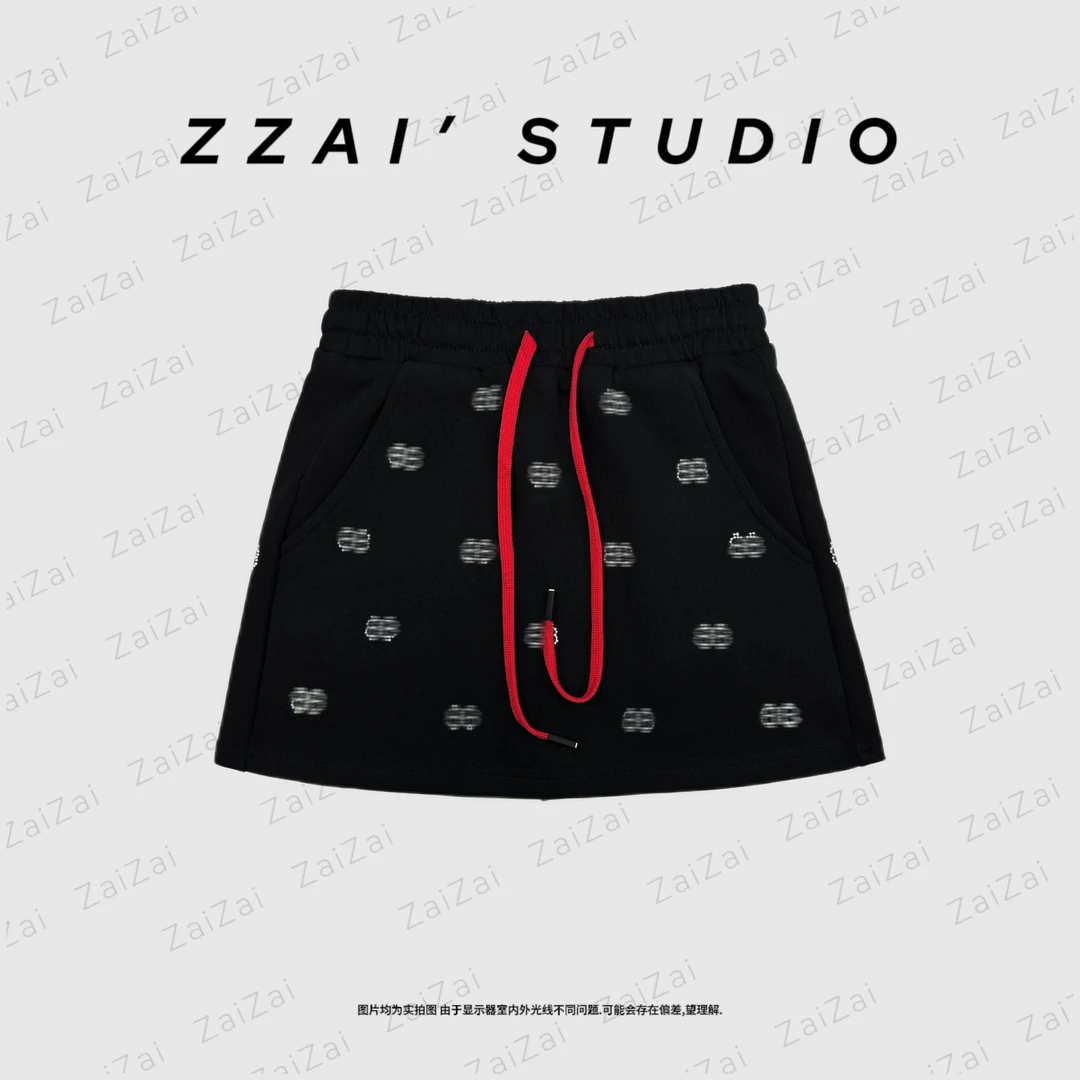 【bb短裙】2025早春气质简约设计师时尚短款夏季小众短裙