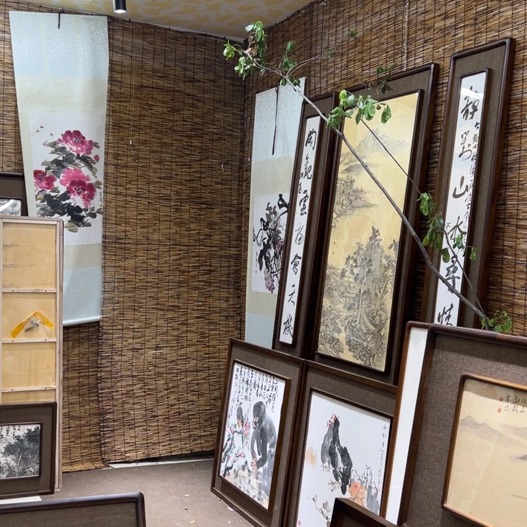世***杰国画亲笔手绘作品
