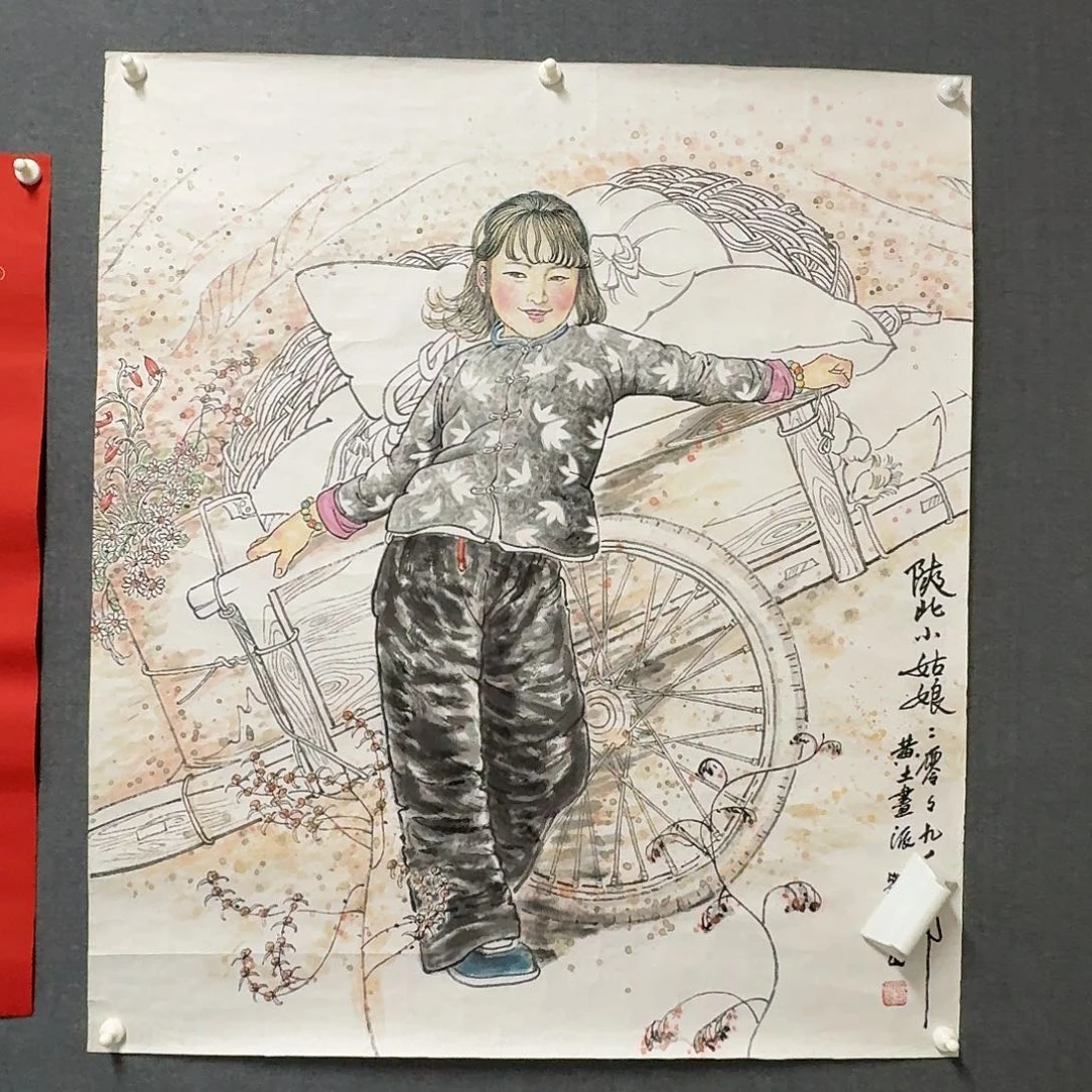 纯手绘作品年画优惠链接