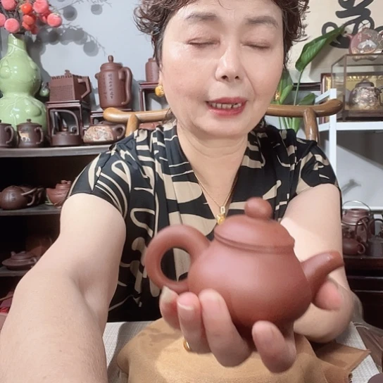 用***6茶壶底槽青原矿紫砂壶