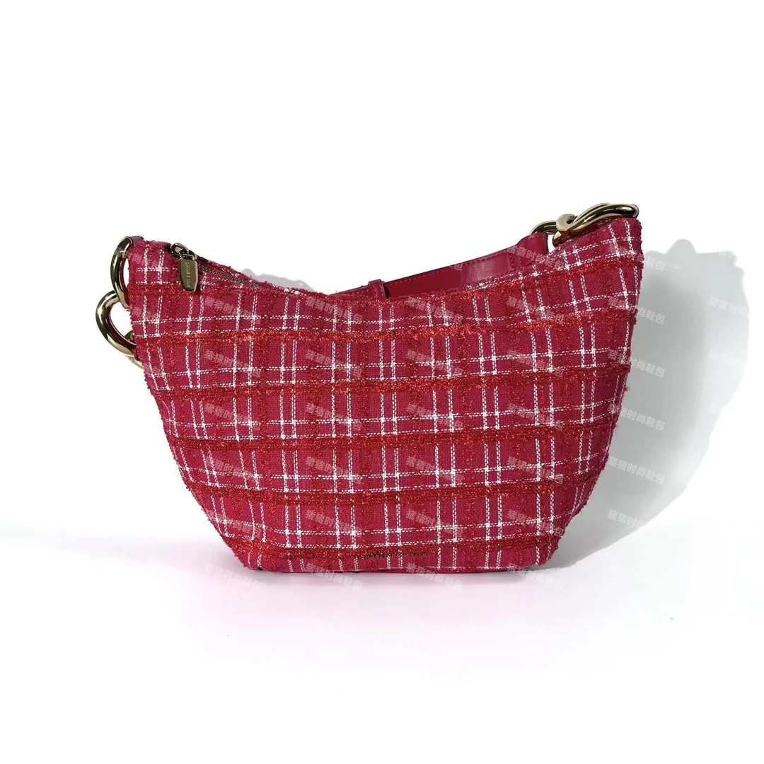 正品小CK 40671465红色M女士单肩手提包-CD