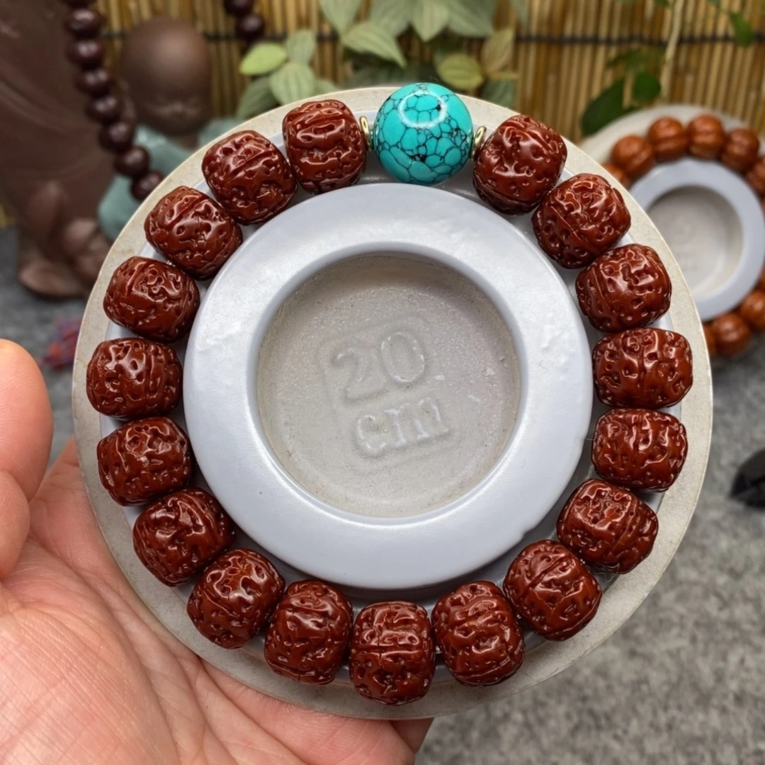 金刚菩提吊坠14-15初代龙手串