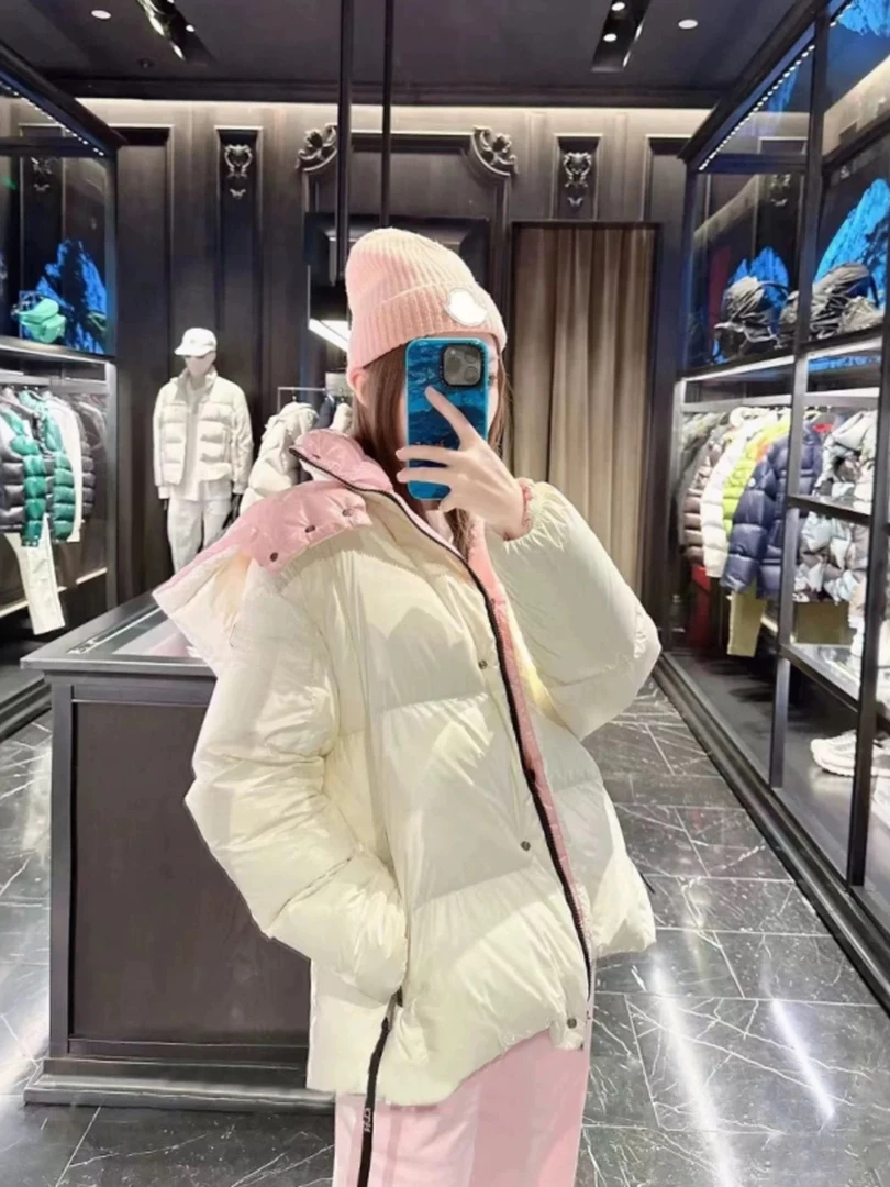 【反季白鸭绒+现货】女款时尚百搭羽绒服彤
