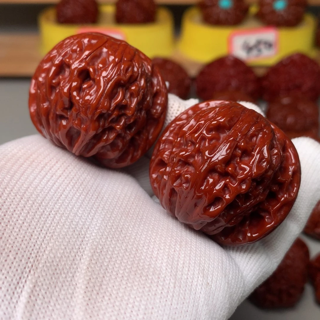 文玩核桃把件胡*磨盘