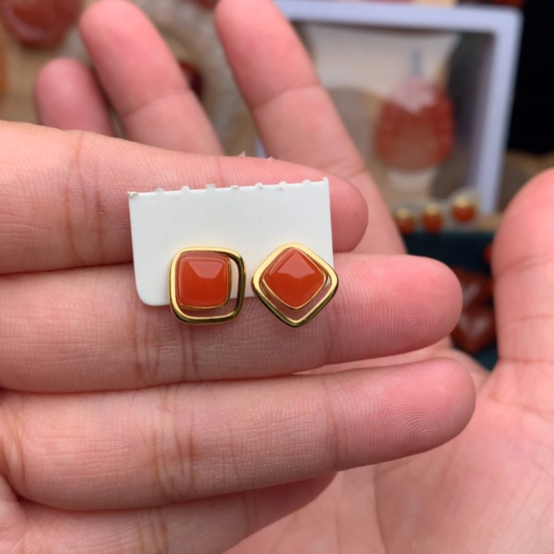 【闪购商品】银S925镶嵌南红玛瑙珠宝奇石