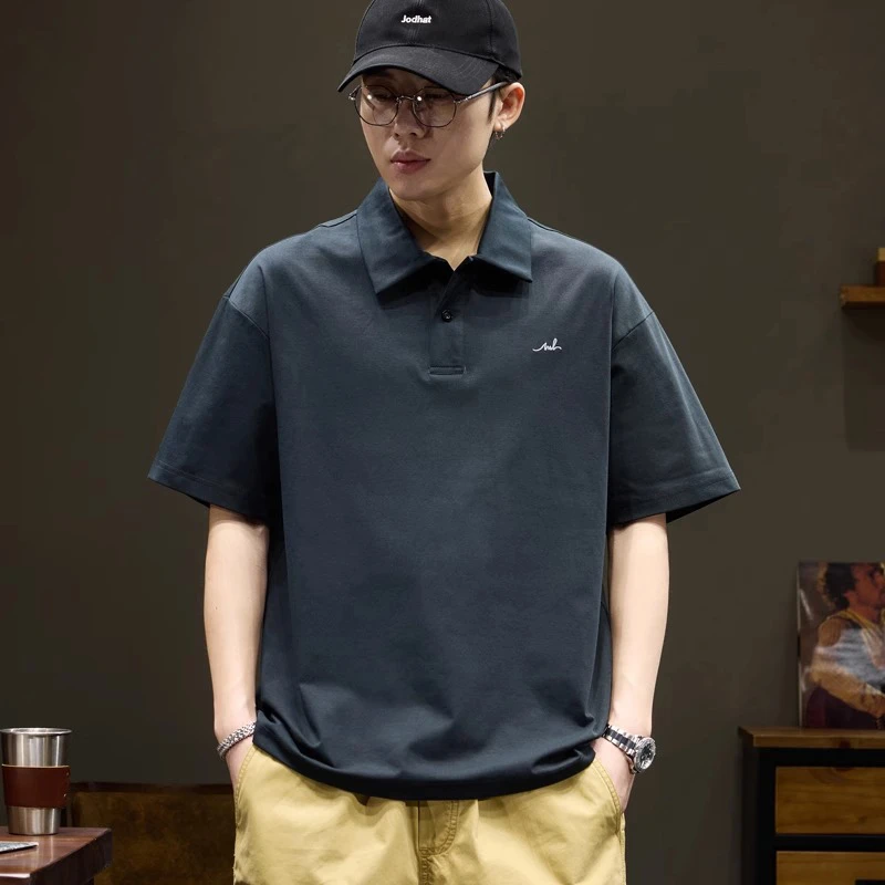 MR.MUDI/穆迪先生polo衫男夏凉感透气速干短袖t恤休闲半袖保罗衫