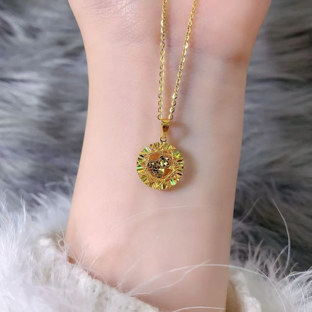 【伟新源】足金999 5G工艺 炫彩碎碎葫芦2.33克（不含链）