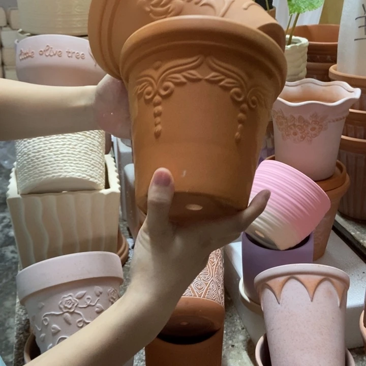 16×15红陶天使+玫瑰2个