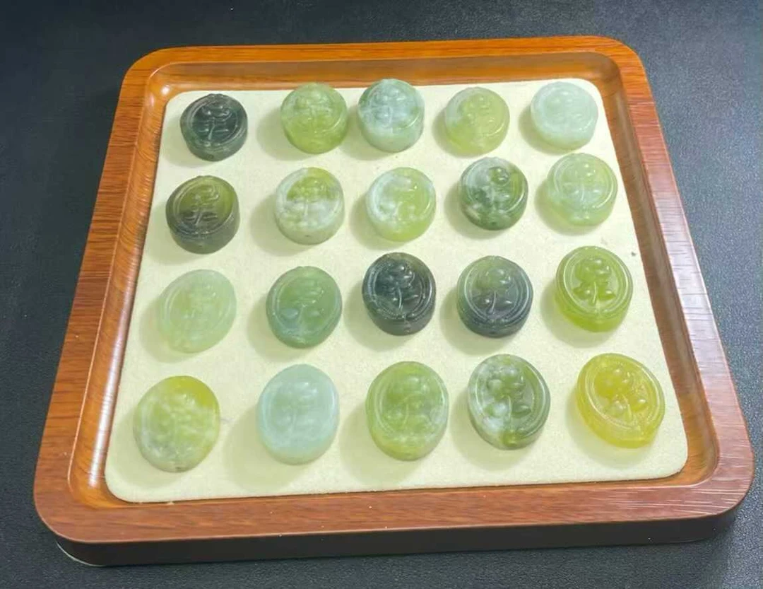 岫玉雕刻件多样性发货直播间珠宝链接君赢珠宝行