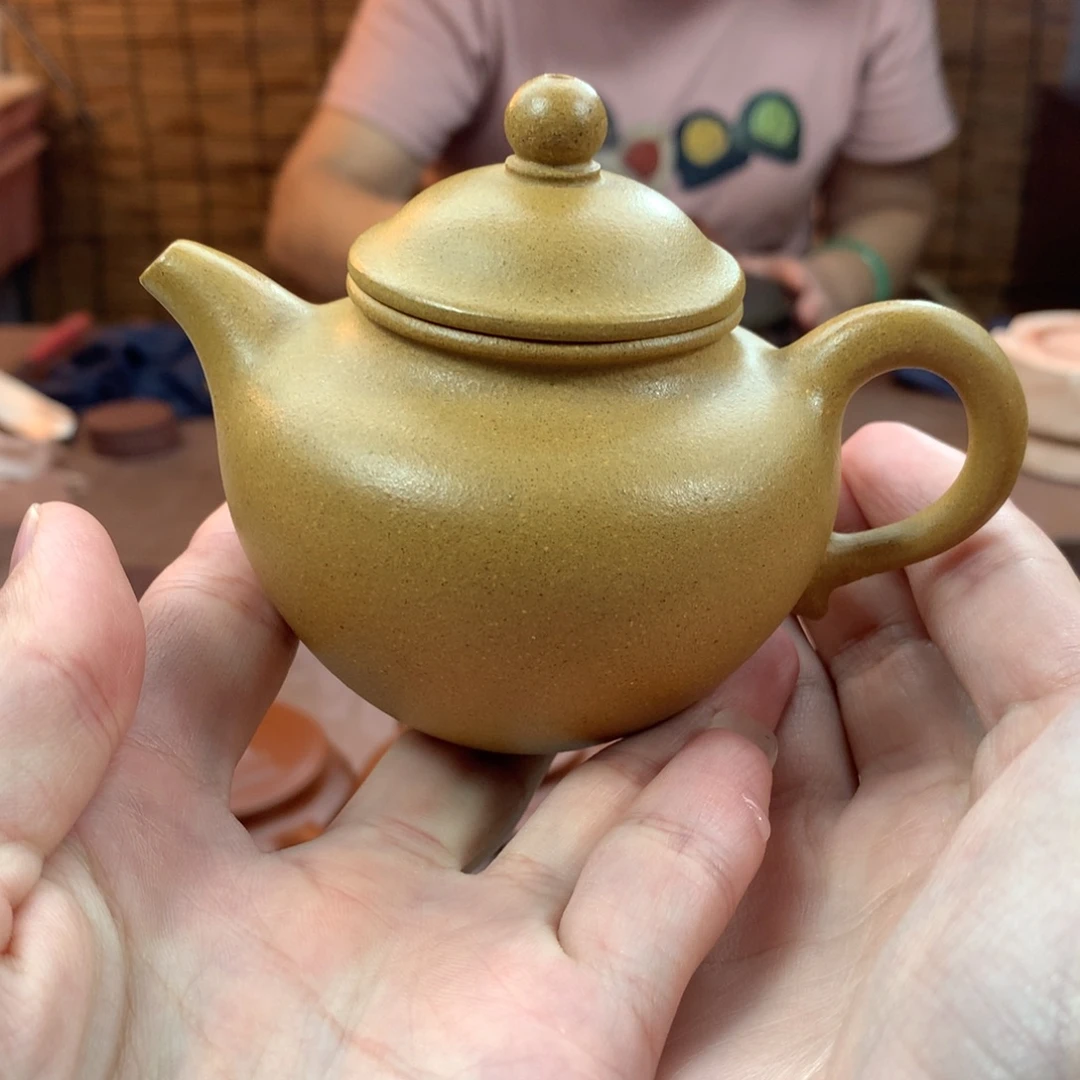 茶壶紫砂莲子 段泥