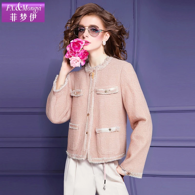 菲梦伊绵羊毛 新款时尚短外套FXDW948