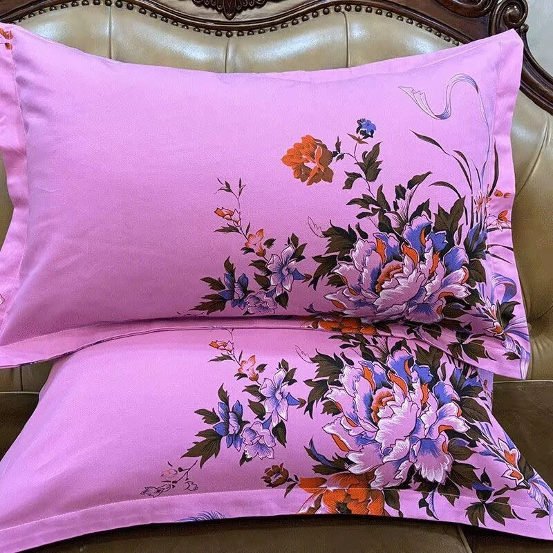 纯棉全棉枕套成人家用枕头套47*74可水洗100%