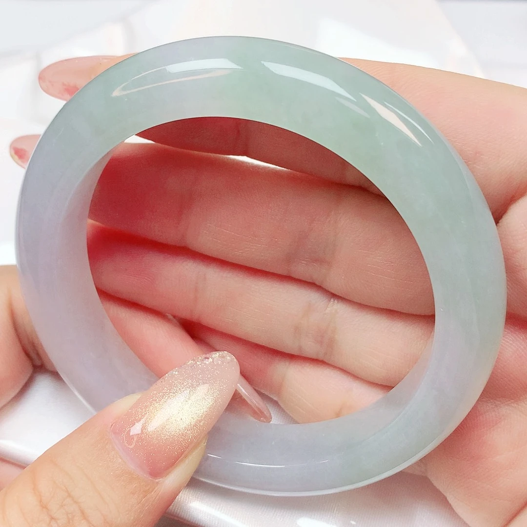 翡翠未镶嵌手镯抖音887