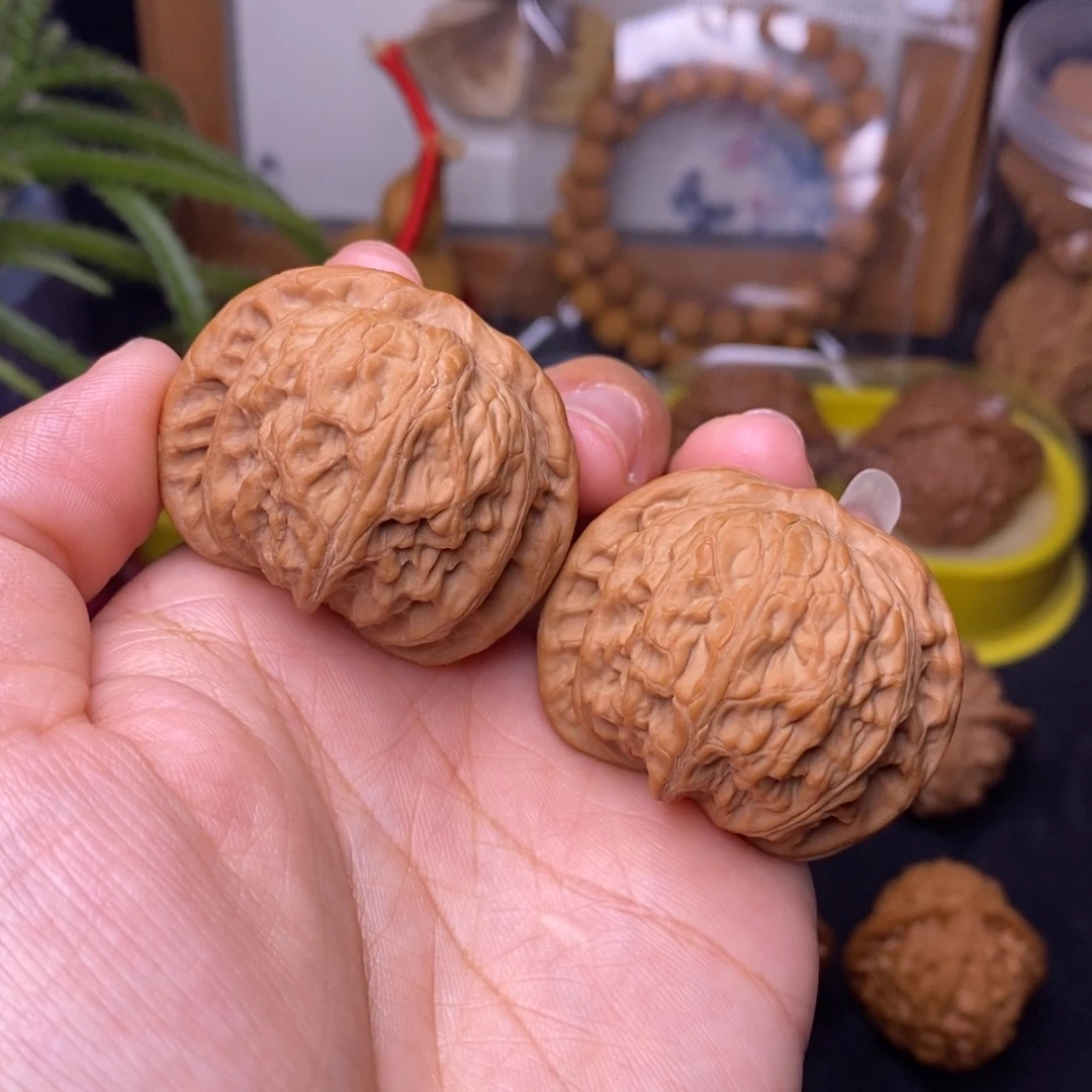 文玩核桃把件40战鼓