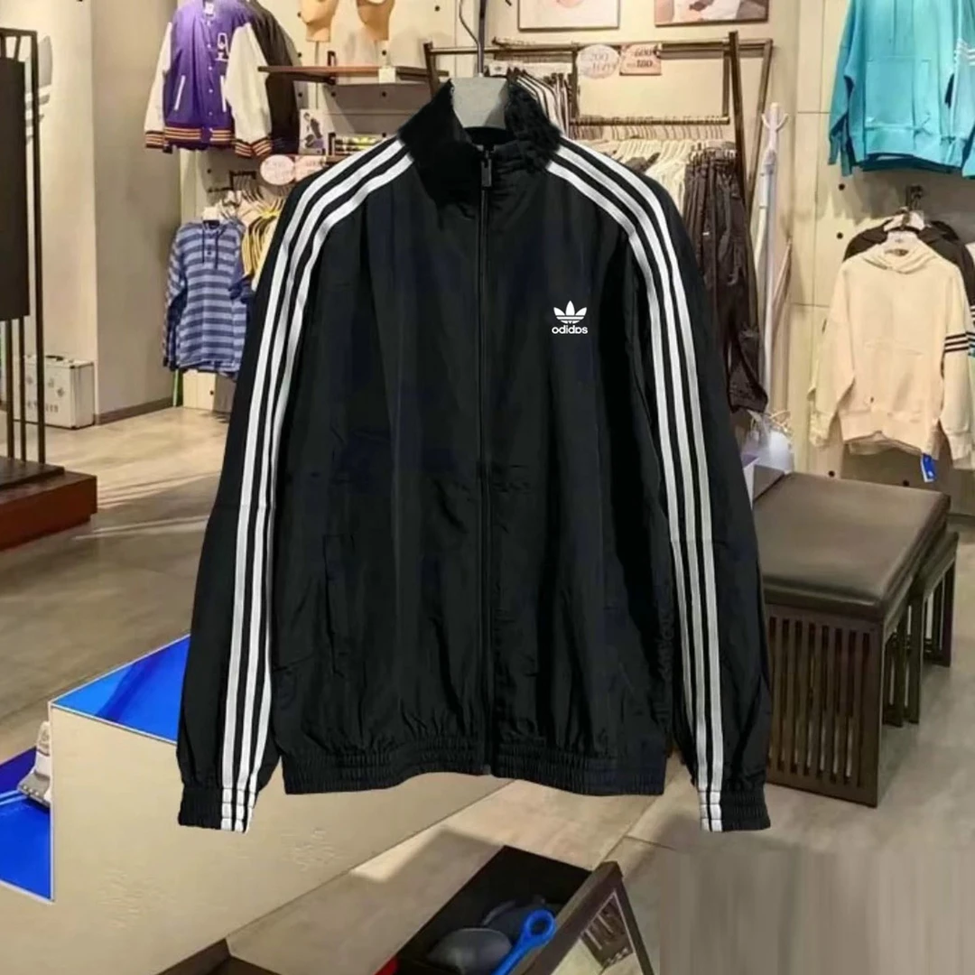 （商场撤柜）男女同款立领风衣夹克外套秋冬刺绣百搭外套-2491