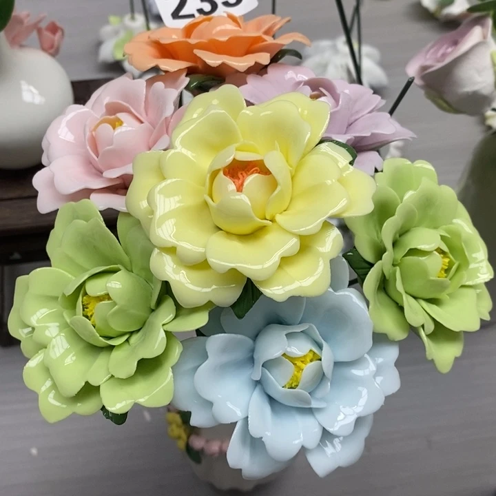 陶瓷陶瓷材料加工7朵