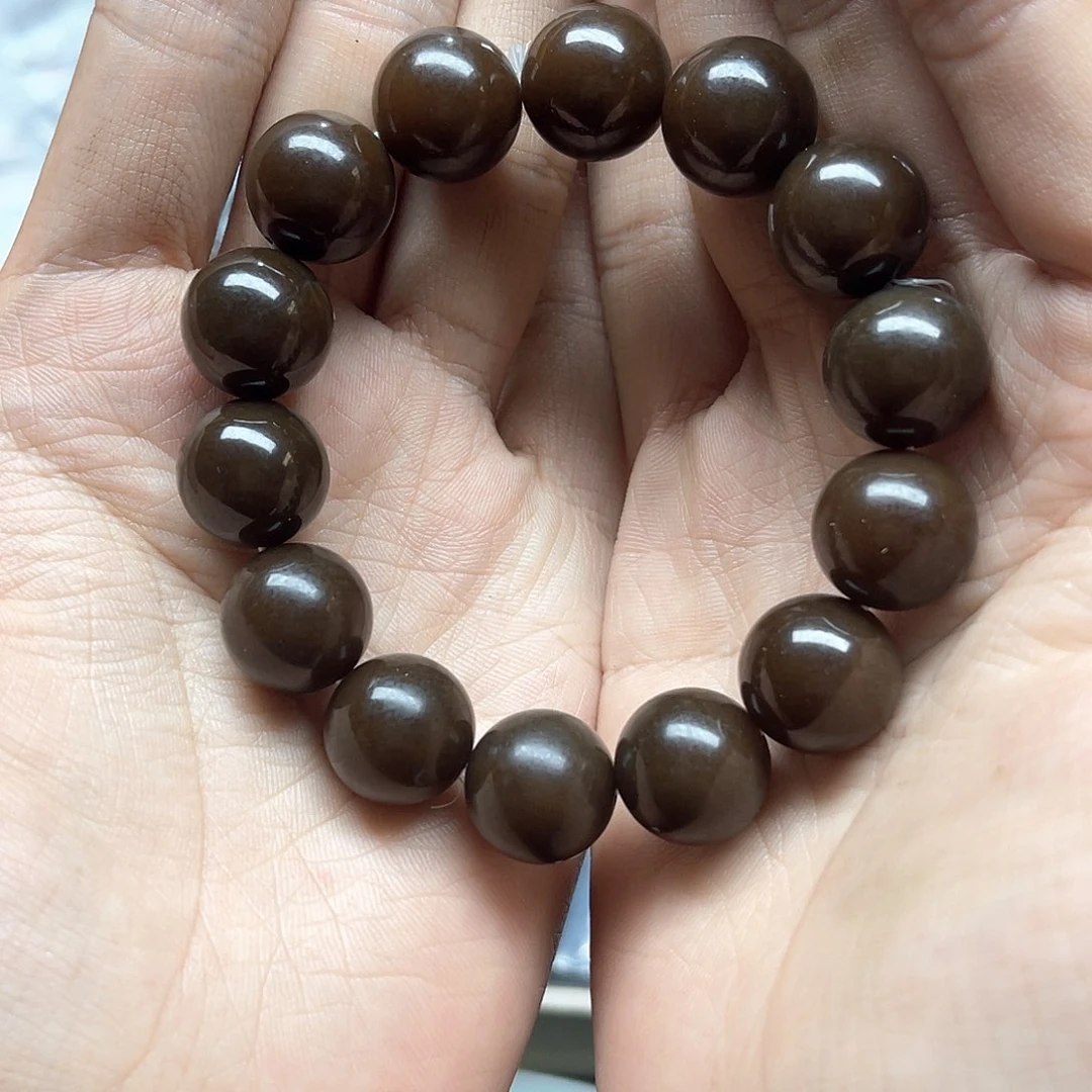 未镶嵌手链和田玉新疆且末金山糖手串