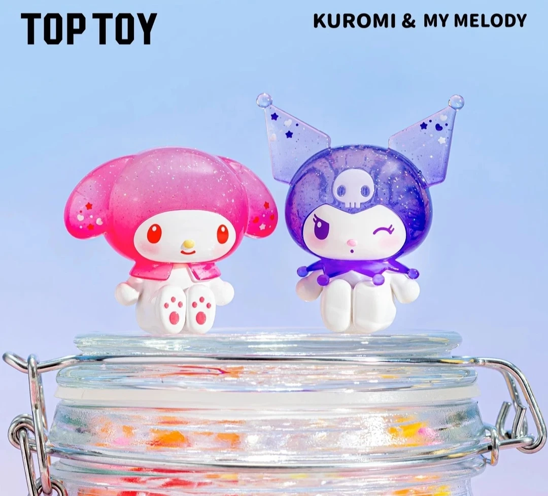 【拆盒】三丽鸥库洛米&美乐蒂波子汽水萌粒 潮玩盲盒代拆