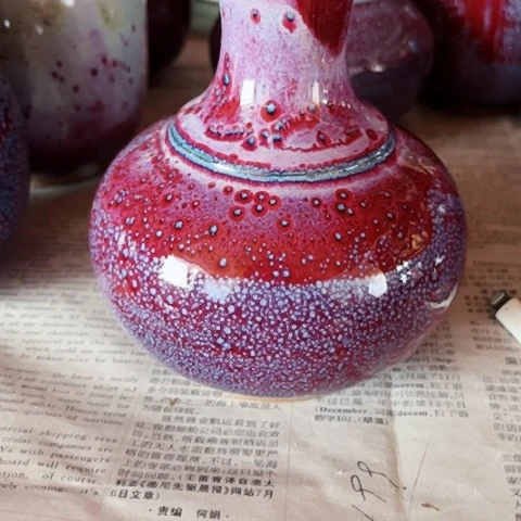 瓷片t**z纯手工制作工艺制作精美