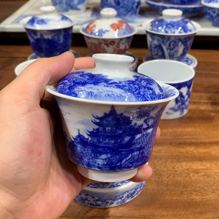 自成堂柴窑 汉宫春晓图